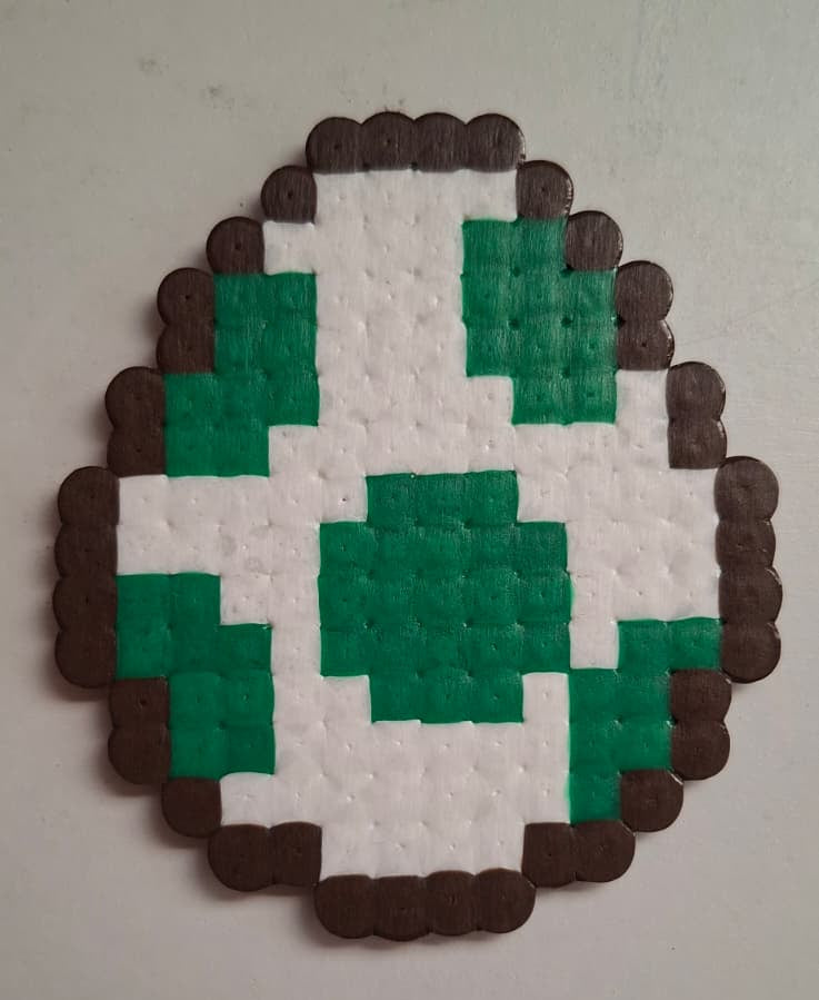 Green yoshi Egg - Handmade decoration